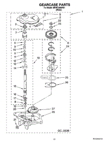 08 - Gearcase Parts, Optional Parts (Not Included) parts for Maytag Washer MVWC400VW1 from AppliancePartsPros.com