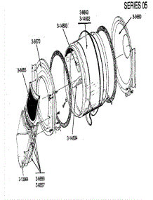 06 - Tumbler (Front & Back)(Series 05) parts for Maytag Dryer GDG23CD from AppliancePartsPros.com