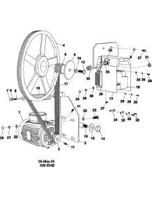 09 - Motor & Basket Pulley parts for Maytag Washer MFR80PNCTS from AppliancePartsPros.com