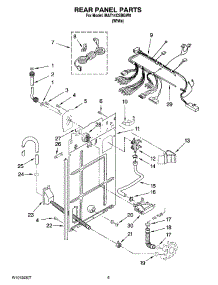 04 - Rear Panel Parts parts for Maytag Washer MAT14CSBGW0 from AppliancePartsPros.com