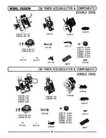 14 - Timer Accumulator & Comp. (Double Coin) parts for Maytag Dryer DG33CM from AppliancePartsPros.com