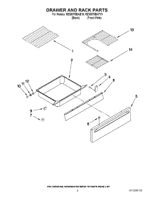 05 - Drawer And Rack Parts parts for Maytag Range MES5875BAF19 from AppliancePartsPros.com