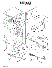03 - Liner Parts parts for Maytag Refrigerator ATB1822MRS00 from AppliancePartsPros.com