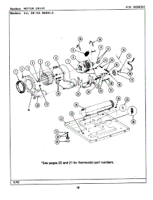 07 - Motor Drive parts for Maytag Dryer MDG26DAAAL from AppliancePartsPros.com