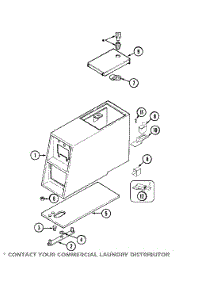 08 - Control Center parts for Maytag Dryer MDE10PRACW from AppliancePartsPros.com