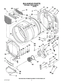 03 - Bulkhead Parts parts for Maytag Dryer MDG22PDBWW0 from AppliancePartsPros.com