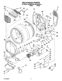 03 - Bulkhead Parts parts for Maytag Dryer MGDE900VJ0 from AppliancePartsPros.com