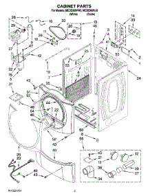 02 - Cabinet Parts parts for Maytag Dryer MEDE900VJ0 from AppliancePartsPros.com