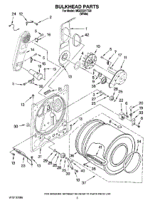 03 - Bulkhead Parts parts for Maytag Dryer MGD5591TQ0 from AppliancePartsPros.com