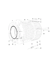 10 - Basket And Outer Shell parts for Maytag Washer MFR25PDAVS from AppliancePartsPros.com