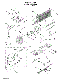 04 - Unit Parts parts for Maytag Refrigerator ATB1632MRB00 from AppliancePartsPros.com