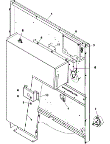 06 - Rear Tumbler Support Assy parts for Maytag Dryer MDG51PNAWW from AppliancePartsPros.com