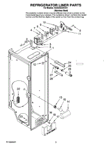02 - Refrigerator Liner Parts parts for Maytag Refrigerator AC2225GEKS14 from AppliancePartsPros.com