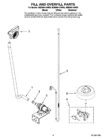 06 - Fill And Overfill Parts parts for Maytag Dishwasher MDB8851AWS0 from AppliancePartsPros.com