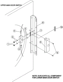 05 - Door Switch parts for Maytag Dryer MDG50PNTVW from AppliancePartsPros.com