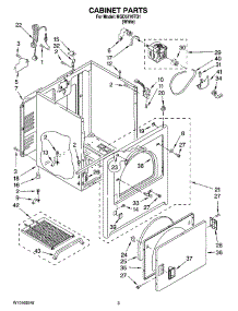 02 - Cabinet Parts parts for Maytag Dryer MGD5770TQ1 from AppliancePartsPros.com