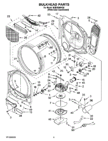 03 - Bulkhead Parts parts for Maytag Dryer MGDB200VQ0 from AppliancePartsPros.com