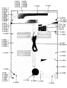 03 - Rear View parts for Maytag Dryer DE18CM from AppliancePartsPros.com