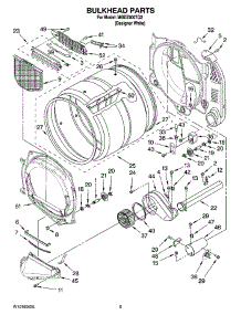 03 - Bulkhead Parts parts for Maytag Dryer MGDZ400TQ2 from AppliancePartsPros.com