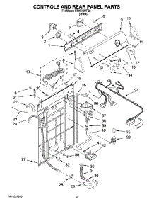 02 - Controls And Rear Panel Parts parts for Maytag Washer NTW5400TQ2 from AppliancePartsPros.com