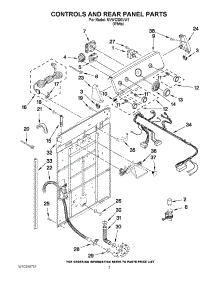 02 - Controls And Rear Panel Parts parts for Maytag Washer MVWC300VW1 from AppliancePartsPros.com