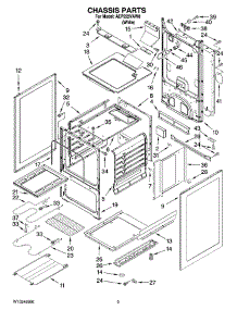 03 - Chassis Parts parts for Maytag Range AEP222VAW0 from AppliancePartsPros.com