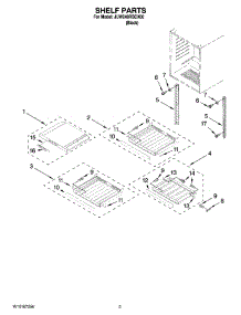 02 - Shelf Parts parts for Maytag Wine Cooler JUW248RBCX00 from AppliancePartsPros.com