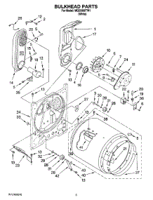 03 - Bulkhead Parts parts for Maytag Dryer MGD5900TW1 from AppliancePartsPros.com