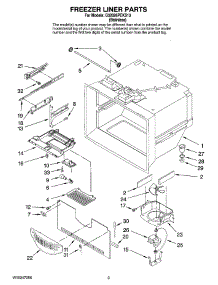 02 - Freezer Liner Parts parts for Maytag Refrigerator G32026PEKS13 from AppliancePartsPros.com