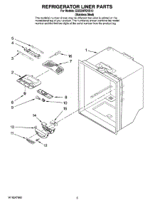 03 - Refrigerator Liner Parts parts for Maytag Refrigerator G32526PEKS13 from AppliancePartsPros.com