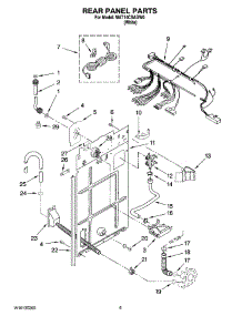 04 - Rear Panel Parts parts for Maytag Washer MAT14CSAGW0 from AppliancePartsPros.com
