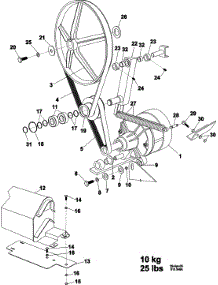 10 - Motor And Drive Asy parts for Maytag Washer MFR25PDCWS from AppliancePartsPros.com
