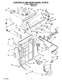 02 - Controls And Rear Panel Parts parts for Maytag Washer 7MMMS0140VW0 from AppliancePartsPros.com