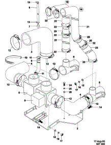 17 - Drain System 80Lb parts for Maytag Washer MFS80PNFVS from AppliancePartsPros.com