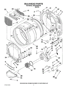 03 - Bulkhead Parts parts for Maytag Dryer MDG22PDBXW0 from AppliancePartsPros.com