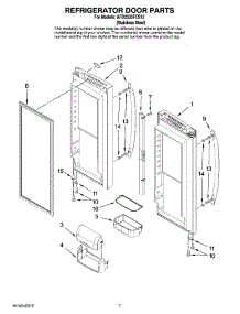 04 - Refrigerator Door Parts parts for Maytag Refrigerator AFD2535FES12 from AppliancePartsPros.com