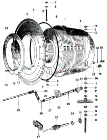 09 - Tub And Drum parts for Maytag Washer MFR80PDAVS from AppliancePartsPros.com