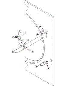 07 - Main Door Switch parts for Maytag Dryer MDG76PCBWS from AppliancePartsPros.com
