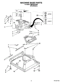 05 - Machine Base Parts parts for Maytag Washer 7MMPS0070VM1 from AppliancePartsPros.com