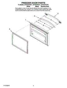 03 - Freezer Door Parts parts for Maytag Refrigerator AFF2534FES11 from AppliancePartsPros.com