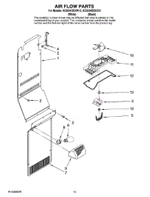 09 - Air Flow Parts parts for Maytag Refrigerator AC2224GEKW12 from AppliancePartsPros.com