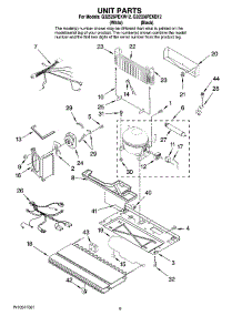 05 - Unit Parts parts for Maytag Refrigerator G32526PEKW12 from AppliancePartsPros.com