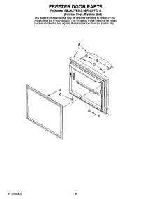 05 - Freezer Door Parts parts for Maytag Refrigerator ABL2037FES12 from AppliancePartsPros.com