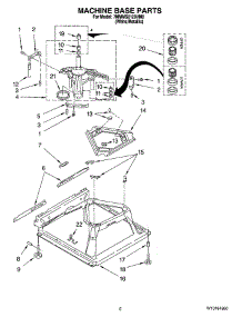 05 - Machine Base Parts parts for Maytag Washer 7MMMS0120VM0 from AppliancePartsPros.com