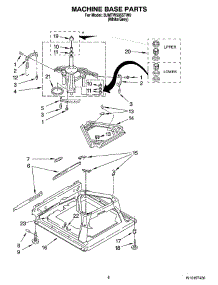 05 - Machine Base Parts parts for Maytag Washer 3UMTW5955TW0 from AppliancePartsPros.com