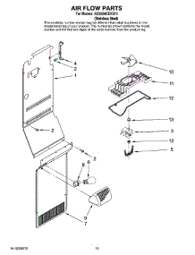 09 - Air Flow Parts parts for Maytag Refrigerator AC2224GEKS13 from AppliancePartsPros.com