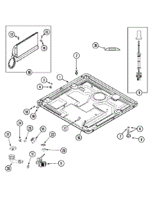 13 - Base & Motor Control (Washer) parts for Maytag Dryer MLG19PNAWW from AppliancePartsPros.com