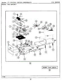05 - Ct Control Center Components parts for Maytag Dryer MDE26CTAEW from AppliancePartsPros.com