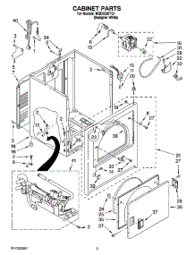 02 - Cabinet Parts parts for Maytag Dryer MGD5630TQ1 from AppliancePartsPros.com