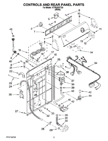 02 - Controls And Rear Panel Parts parts for Maytag Washer NTW5205TQ0 from AppliancePartsPros.com